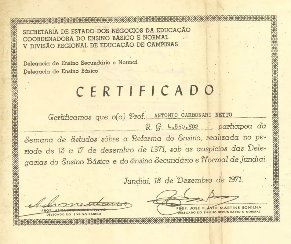 certificado