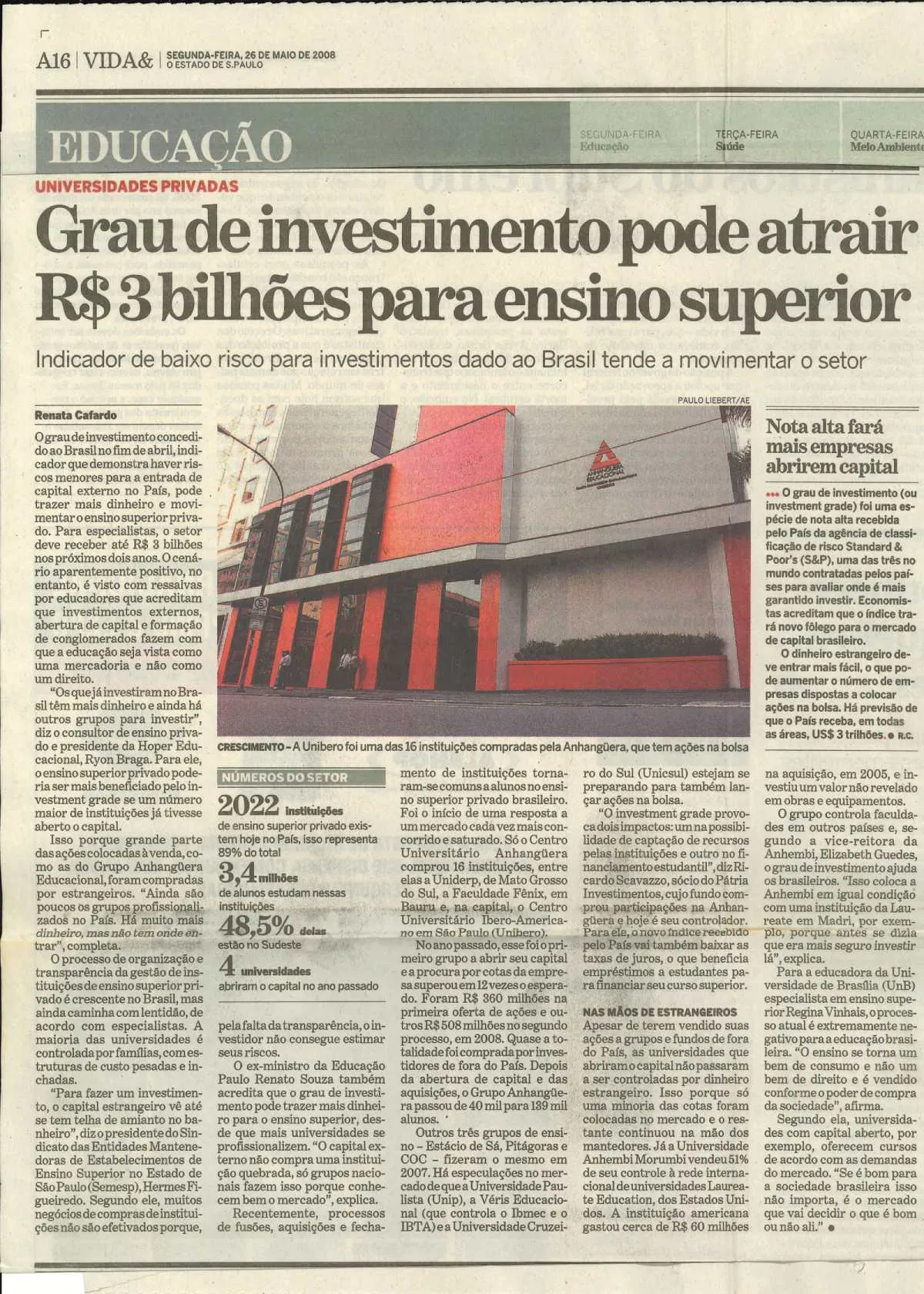 Força do setor privado