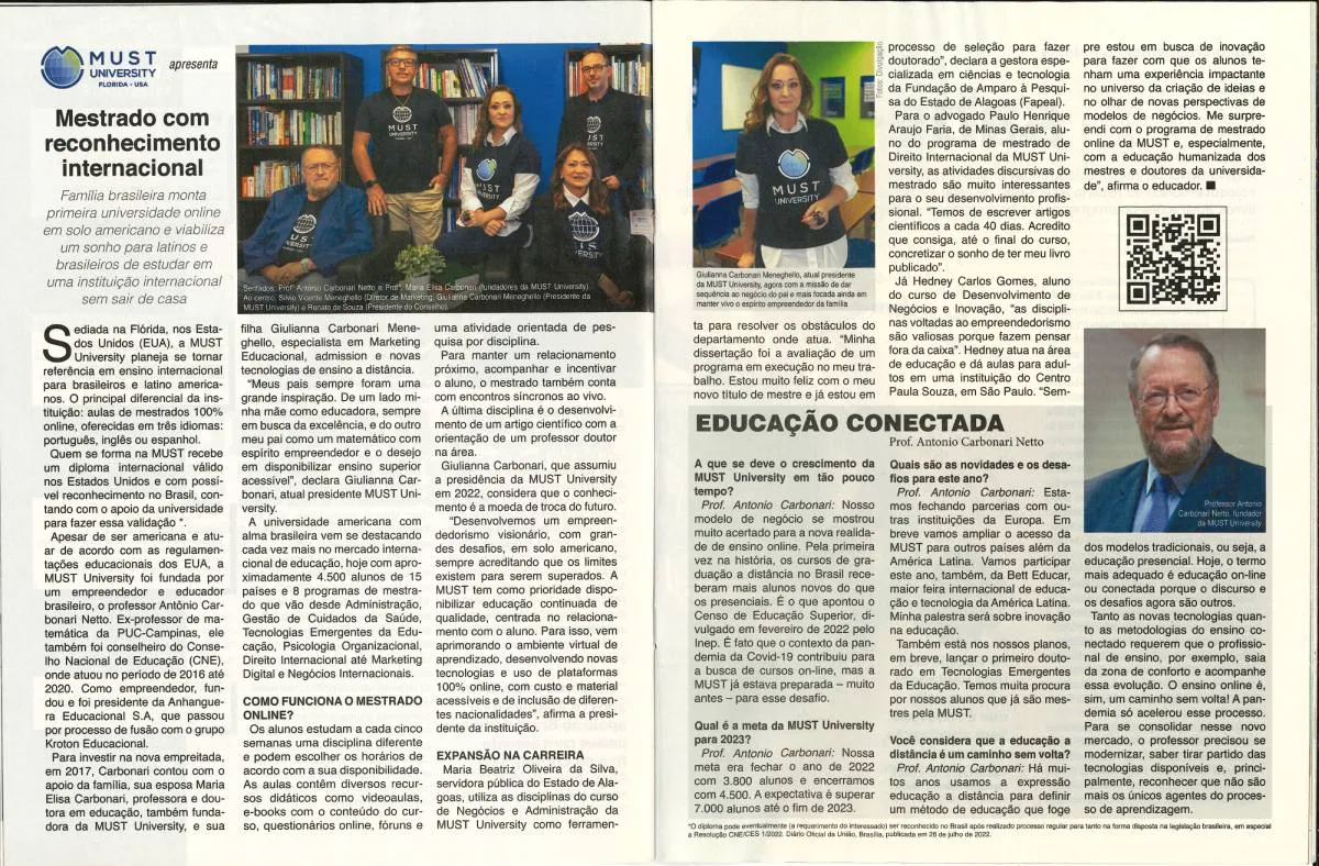 Reconhecimento internacional